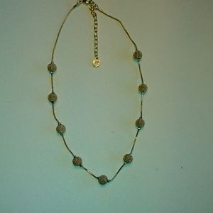 Anne Klein gold color necklace